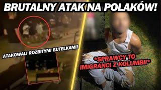 BRUTALNY ATAK IMIGRANTÓW NA POLAKÓW NAD JEZIOREM!