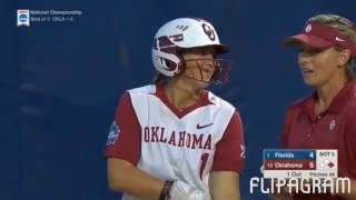 2017 WCWS Softball Final Highlights- Oklahoma v Florida