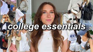 BACK TO SCHOOL CLOSET ESSENTIALS! | how to build the perfect COLLEGE wardrobe! (must-haves & basics)