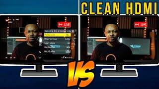 How to get  Lumix G7, Clean HDMI Out | Panasonic LUMIX DMC-G85 Live Clean HDMI Output #shorts