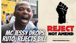 Funny Mc Jessy Drops Ruto As He Rejects Finance Bill Infront Of Ababu Namwamba!!