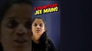 3 Chapters to ACE JEE Maths #jee2025