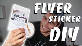 DAS SOLLTEST DU WISSEN - Flyer und Sticker richtig anlegen für den Druck - selber machen | EASY ALEX