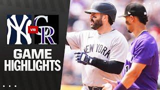 Yankees vs. Rockies Game Highlights (5/24/25) | MLB Highlights