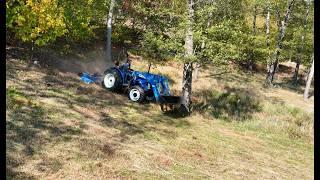 Remove excavator thumb, truck repairs, brush mowing