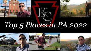 Top 5 Places in Pennsylvania - 2022