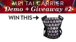 How to Carry a Newborn Infant in the Catbird Baby Mei Tai + GIVEAWAY | CloudMom