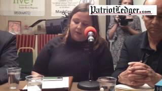 Beth Waterfall makes pitch for Question 4 at WATD radio debate. (Part 2)