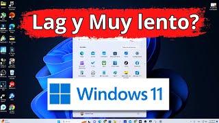 WINDOWS 11 Lento? Haz ESTO!