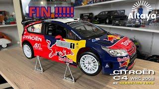 FIN  MONTEZ  LA CITROËN C4 WRC 2008 DE SEBASTIEN LOEB 1/8 Altaya