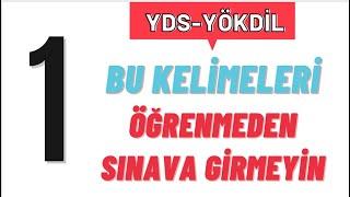 4 dakikada ARAPÇA YDS-YÖKDİL kelimeleri - Arapça öğrenelim