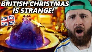 American Reacts to Top 10 British Christmas Traditions! *is this real?*