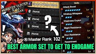 Best Armor Set for Master Rank Story - Fast Endgame For All Weapons - Monster Hunter Rise Sunbreak!