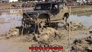 MONSTER TRUCKS IN MUD AT MTM BOUNTY HOLE!!