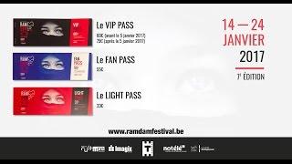 Spot vidéo Pass Tournai Ramdam Festival 2017