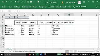 003 Die nützlichsten Textfunktionen von Excel