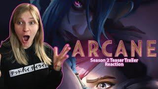 ARCANE SEASON 2 TEASER TRAILER REACTION | taratote