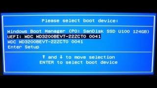 Boot in UEFI mode