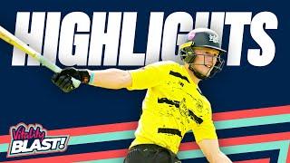 Last Ball Thriller! | Somerset v Gloucestershire - Highlights | Vitality Blast 2024