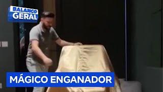 Mágico é acusado de enganar clientes e fazer dinheiro ‘sumir’