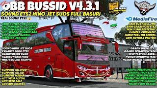 OBB BUSSID V4.3.1 | SOUND ETS2 HINO JET SUOS FULL BASURI JB3 ALBINO  | GRAFIK HD 4K | Bussid