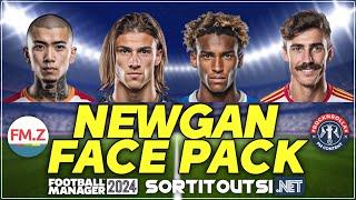 Check out this FANTASTIC UltraRealistic NEWGAN Face Pack for Football Manager 2024