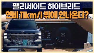 팰리세이드 하이브리드 "연비 11km/l 밖에 안나온다?"