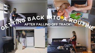 VLOG: getting back into your routine after you've fallen off track *motivation tips + tricks*