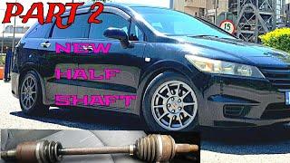 honda stream rn6 problems part 2/replacing outter cv joint/drive shaft issues/cv axle replacement