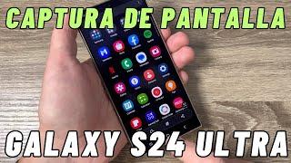 Cómo hacer una CAPTURA DE PANTALLA en Samsung Galaxy S24 Ultra, S24 Plus & S24