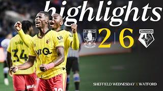 BAYO Scores FOUR!  | Sheffield Wednesday 2-6 Watford | Short Highlights