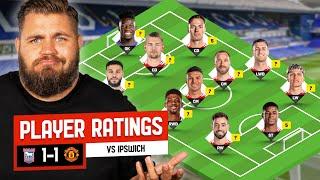 Amad Diallo & Onana BRIGHT SPOT! PLAYER RATINGS Ipswich 1-1 Man United