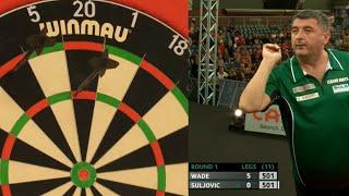 The most bizarre leg of darts you'll ever see... 