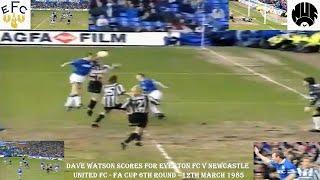 DAVE WATSON SCORES FOR EVERTON FC V NEWCASTLE UNITED FC – FA CUP SIXTH ROUND – 12TH MARCH 1995