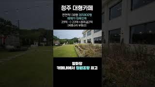 (4억인하) 청주시 대형 카페 매매 토지+건물 대지800평 넓은주차장 4차선바로진입 연못 분수 조경 관리상태 최상 커피숍