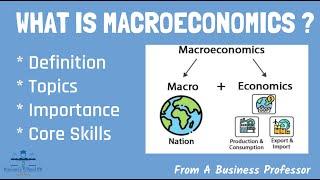 What is Macroeconomics? | From A Business Professor