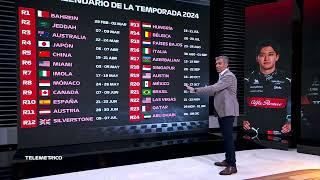 CALENDARIO OFICIAL DE LA F1 2024 - AGENDA DE LOS GRANDES PREMIOS #telemetricof1 #F12024 #f12023