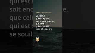  Apocalypse 22:11-15. Louis Segond #shorts #biblevision