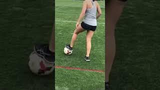 Reverse step over #soccer #footskills