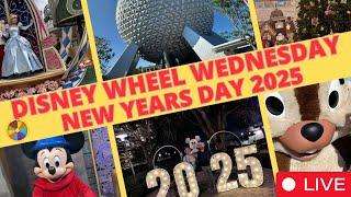  Live - Disney Wheel Wednesday 2025  -  Walt Disney World  01.01.2025