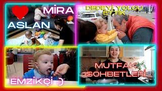 Fast Food'a Ateş'in Tepkisi Mira & Aslan Geldi Dedeyi Uğurladık️ #vlog  Mutfak Sohbetleri