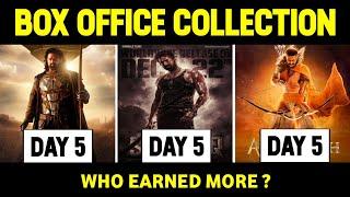 Kalki vs Salaar vs Adipurush 5 Days Box Office Collection |Kalki 2898 Worldwide Collection |Prabhas