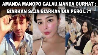 AMANDA MANOPO GALAU,MANDA CURHAT : BIARKAN SAJA,BIARKAN DIA PERGI..??