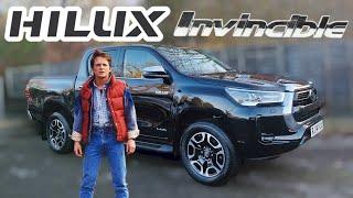 New 2025 TOYOTA HILUX Invincible Double Cab 2.4 Diesel Automatic in Black Walkround Review in 2024