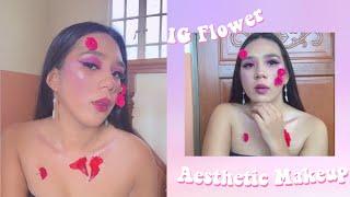 FLOWER AESTHETIC MAKEUP Tutorial 