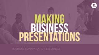 Making Business Presentations