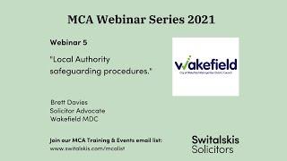 Switalskis MCA Webinar Series 2021 - Webinar 5 Brett Davies