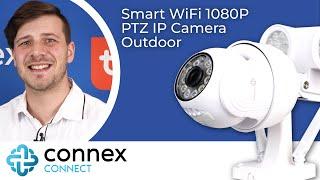 Smart WiFi 1080P PTZ IP Camera Outdoor Auto Track Floodlight