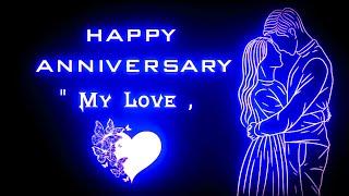 Happy Anniversary Status | happy anniversary wishes || Happy Anniversary My Love 