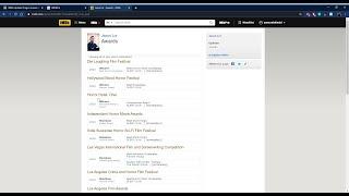 IMDb Film Festival Awards tutorial
